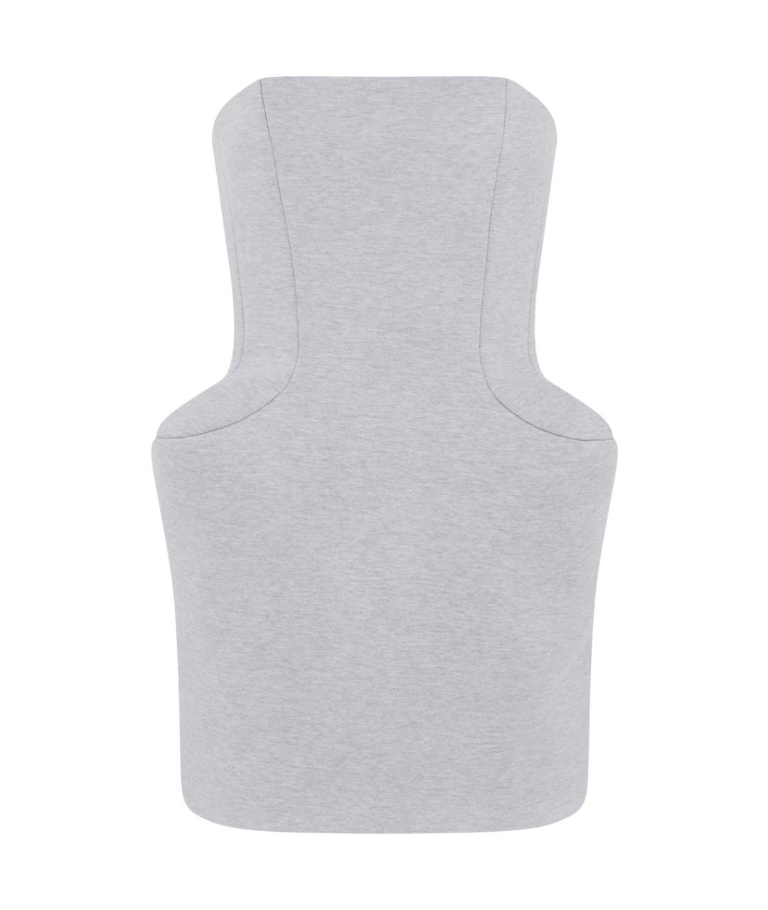 DAVID KOMA Серое коктейльное платье, фото 1