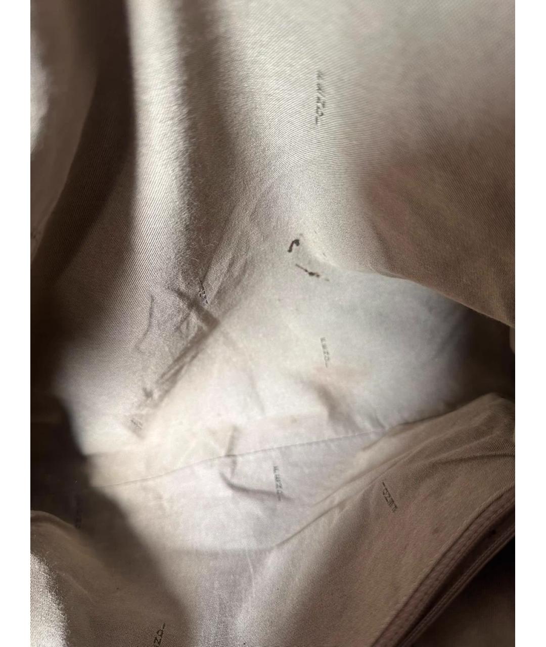 FENDI Коричневая кожаная сумка с короткими ручками, фото 8