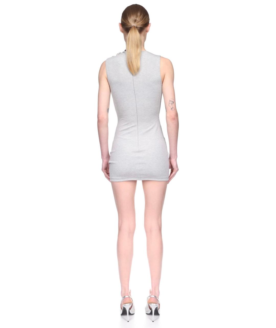 DAVID KOMA Серое коктейльное платье, фото 5