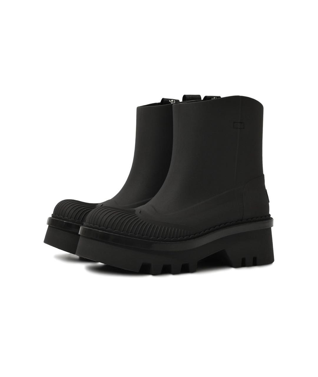CHLOE Черные резиновые сапоги, фото 2