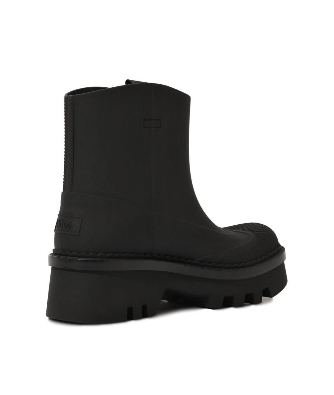 CHLOE Черные резиновые сапоги, фото 4