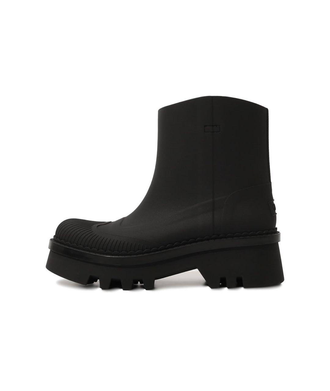 CHLOE Черные резиновые сапоги, фото 9