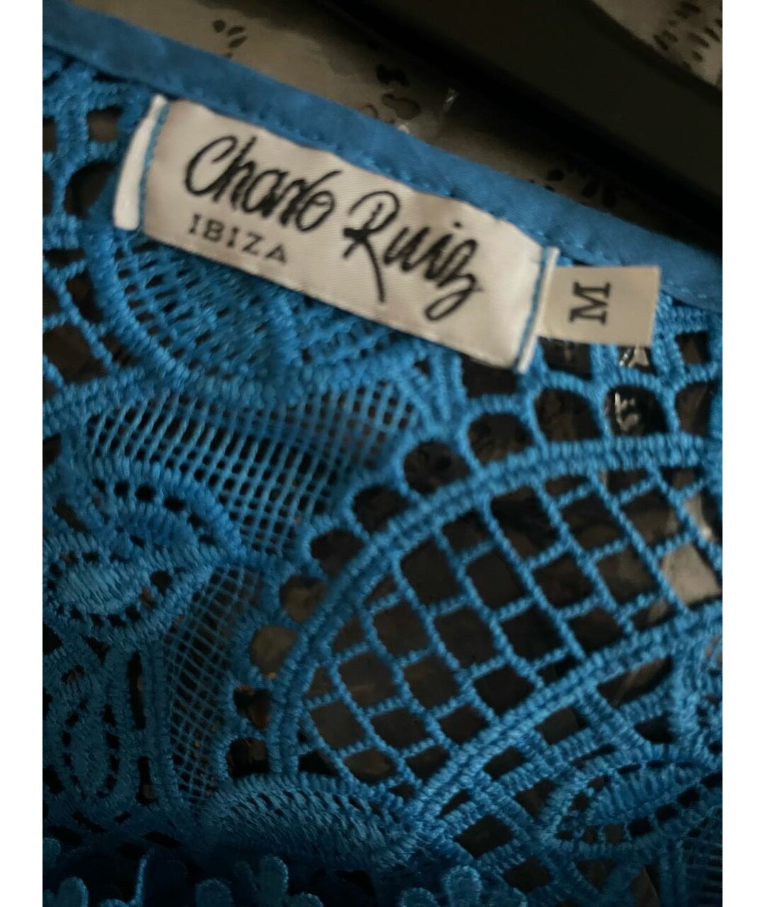 CHARO RUIZ Синий хлопковый сарафан, фото 2