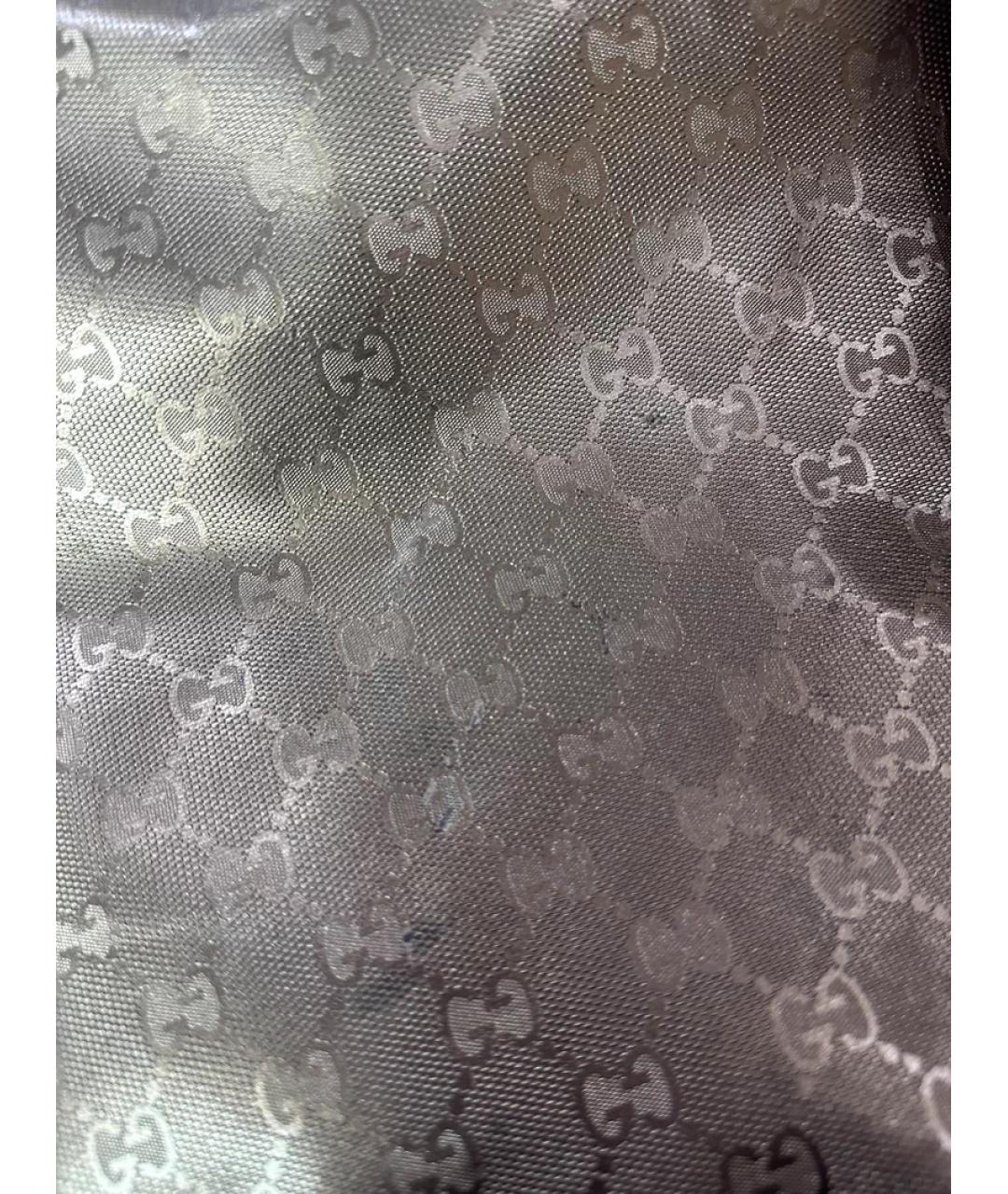 GUCCI Коричневая кожаная сумка с короткими ручками, фото 8