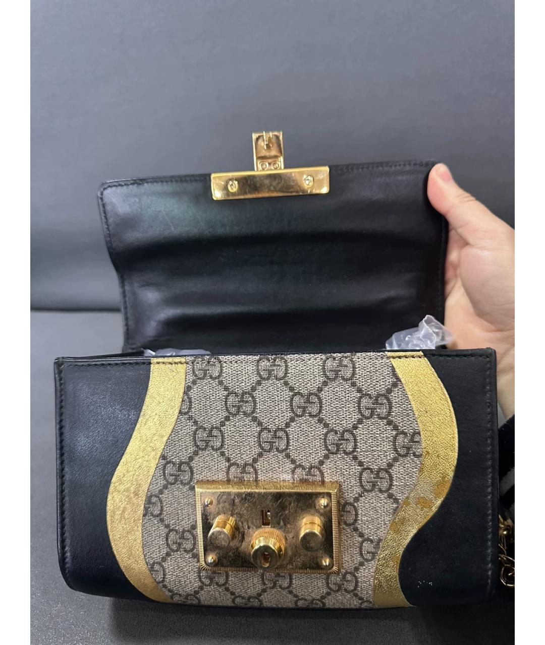 GUCCI Серая тканевая сумка через плечо, фото 8