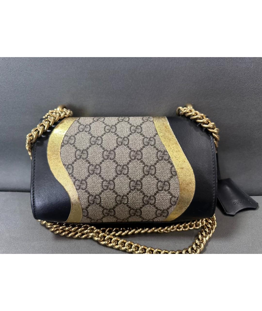 GUCCI Серая тканевая сумка через плечо, фото 2