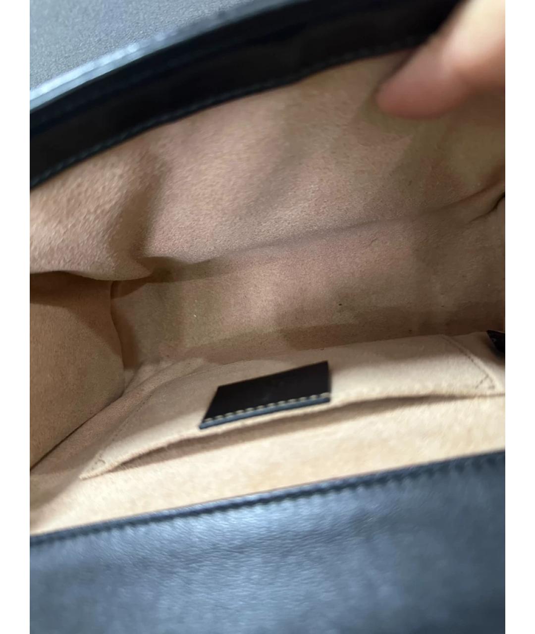 GUCCI Серая тканевая сумка через плечо, фото 9