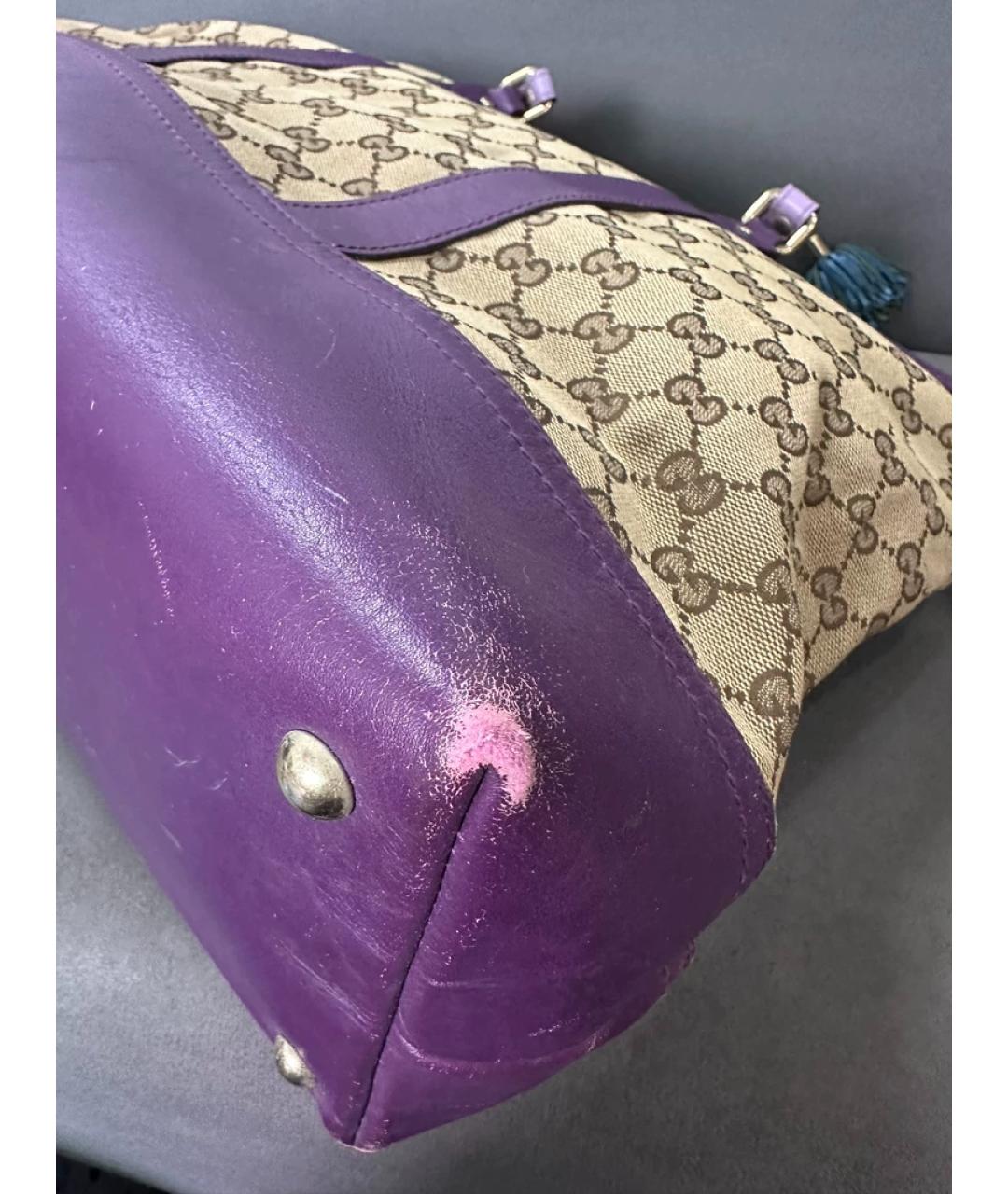 GUCCI Мульти тканевая сумка с короткими ручками, фото 3