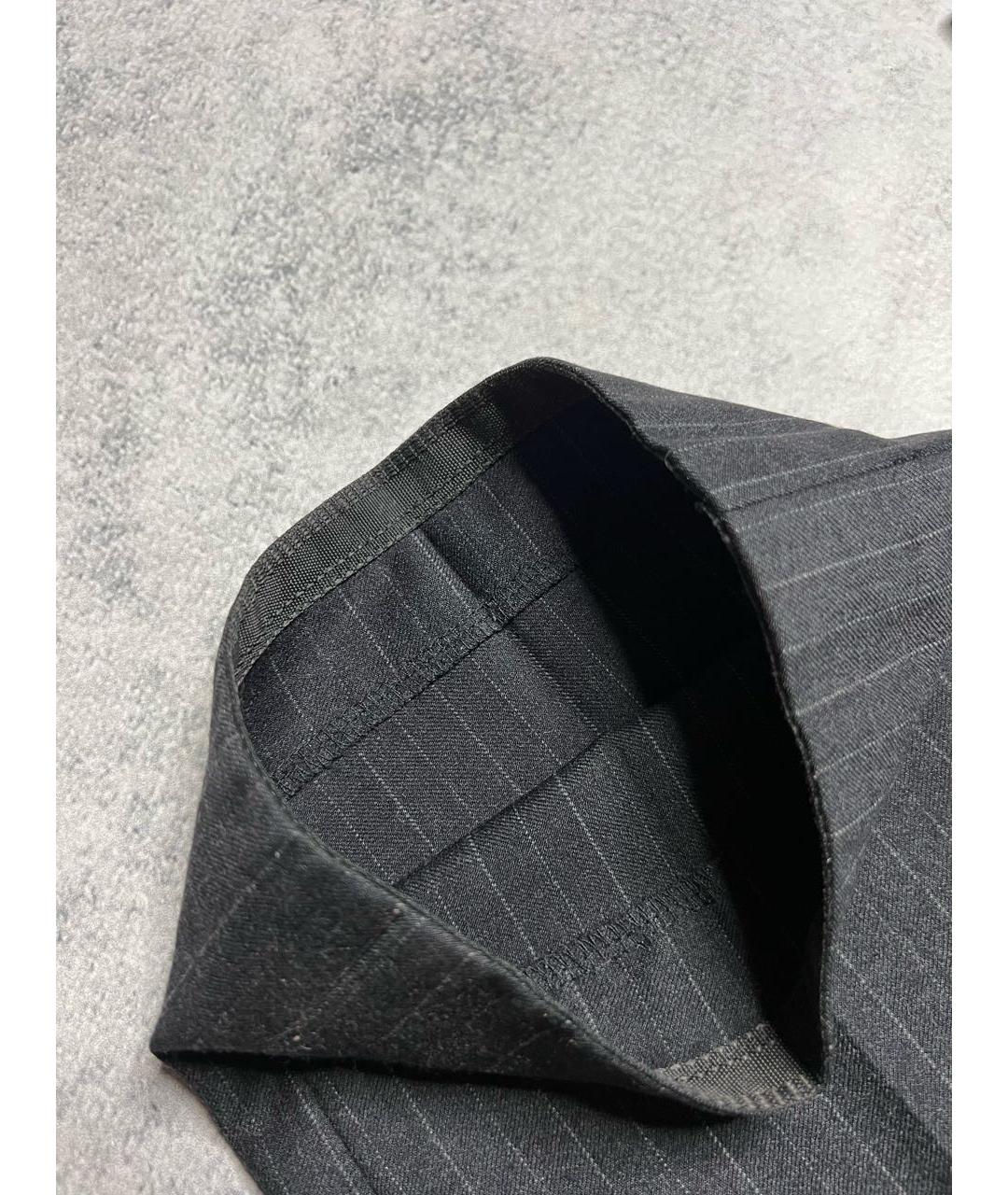 POLO RALPH LAUREN Серые шерстяные классические брюки, фото 4