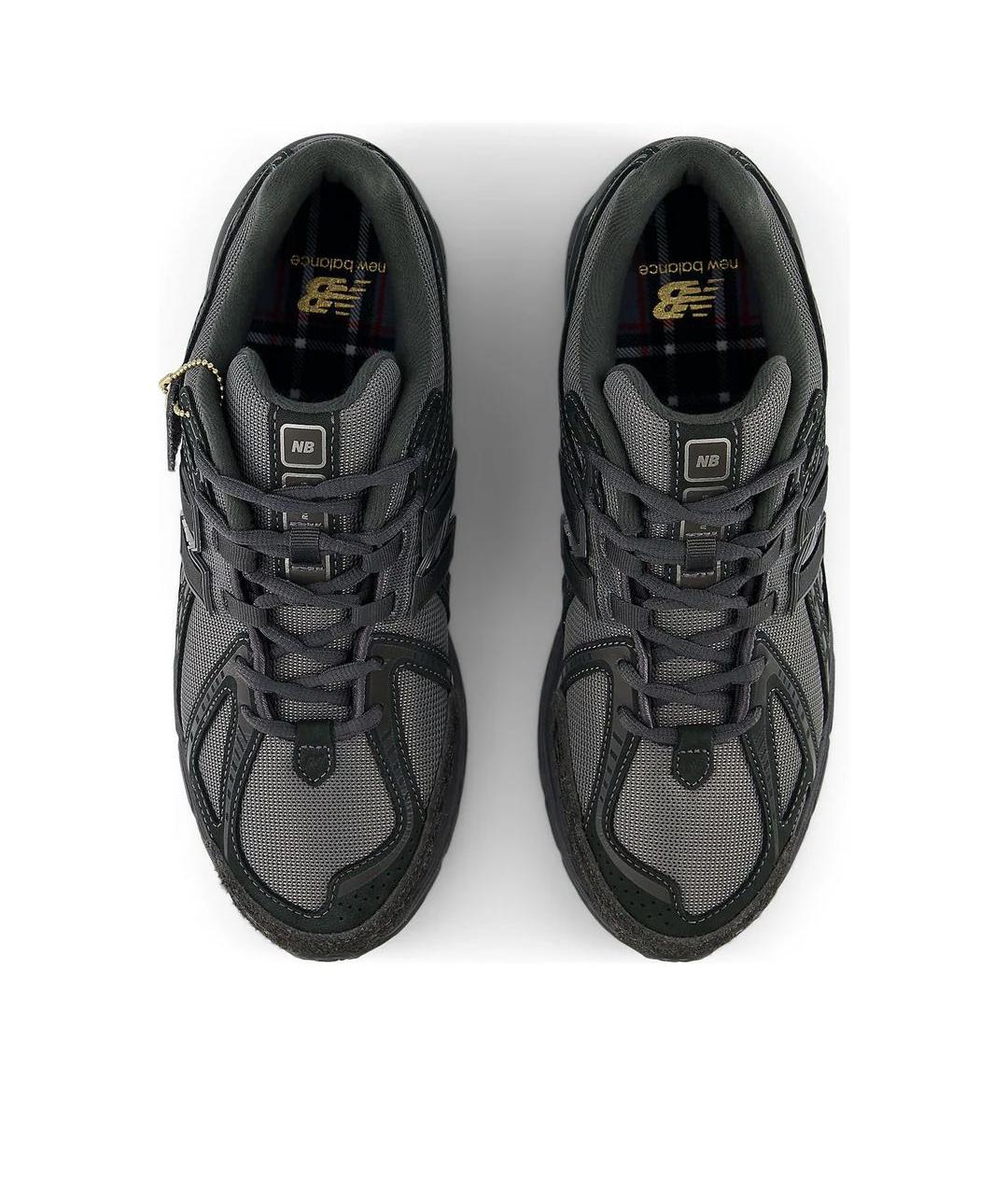 NEW BALANCE Серые текстильные низкие кроссовки / кеды, фото 3