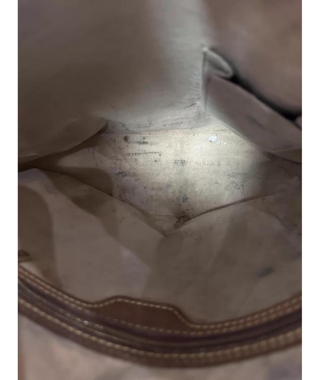 LOUIS VUITTON Коричневая сумка с короткими ручками, фото 9