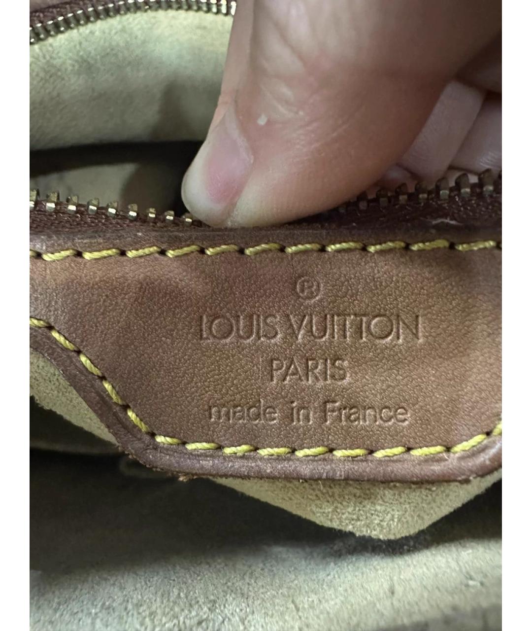 LOUIS VUITTON Коричневая сумка с короткими ручками, фото 8