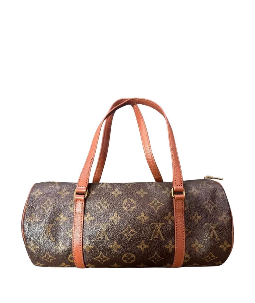 LOUIS VUITTON Коричневая сумка с короткими ручками, фото 1