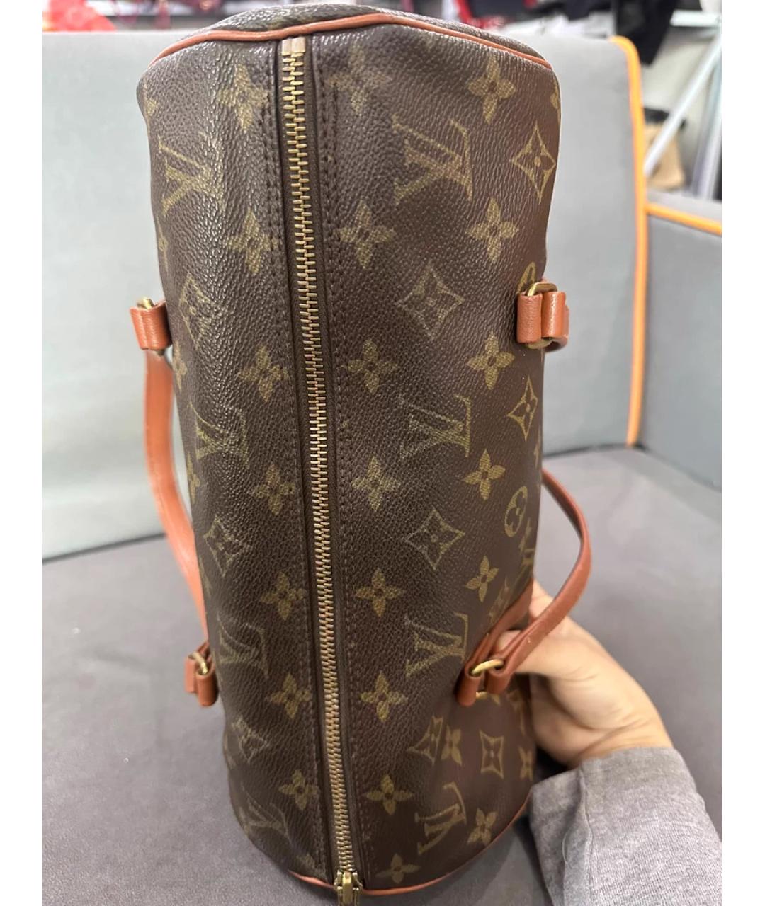 LOUIS VUITTON Коричневая сумка с короткими ручками, фото 5