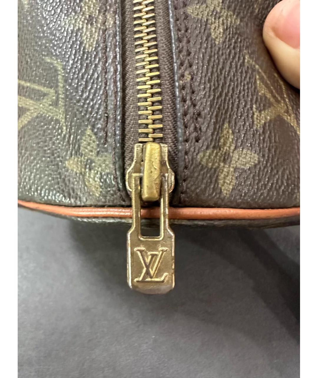 LOUIS VUITTON Коричневая сумка с короткими ручками, фото 6