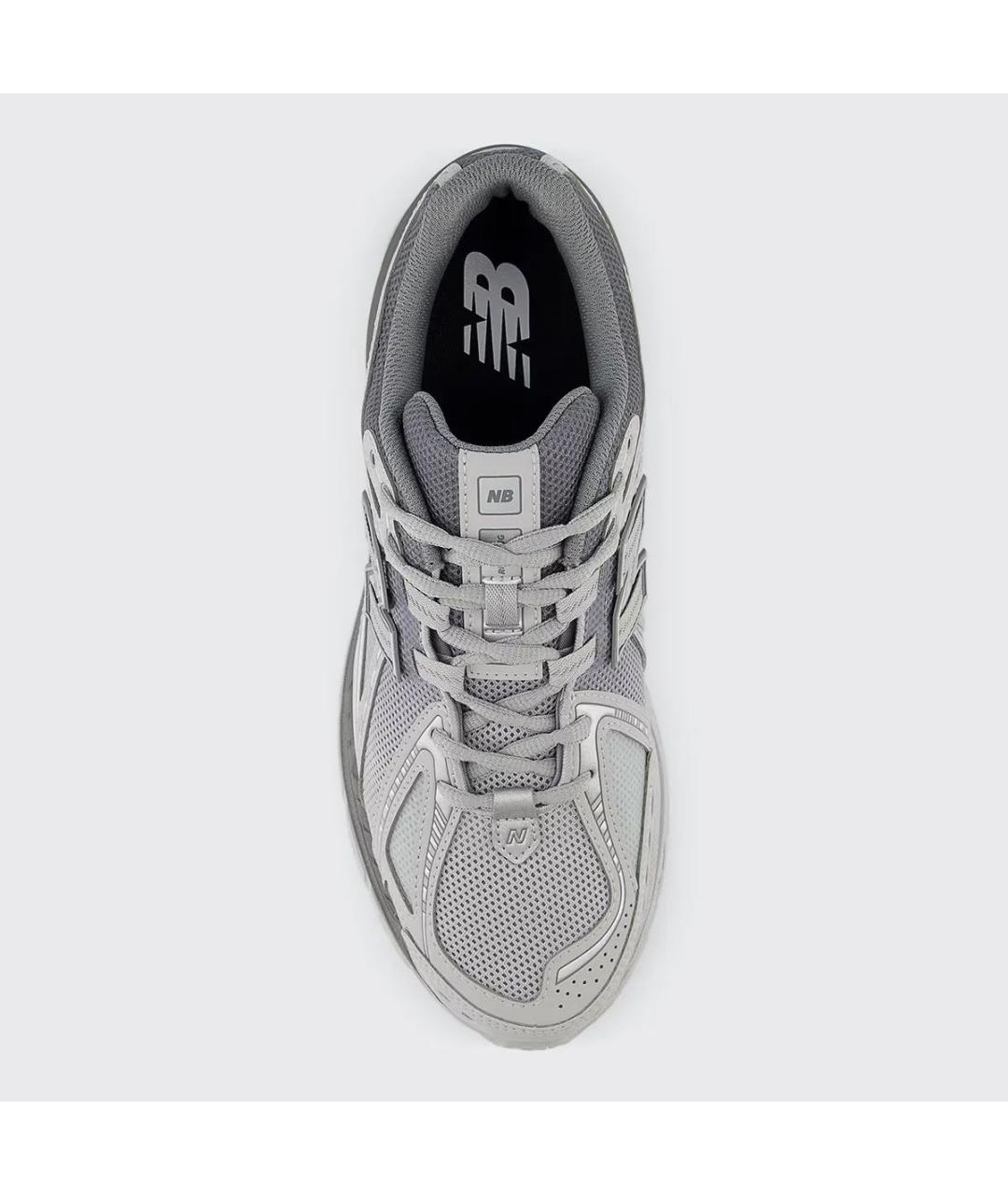 NEW BALANCE Серые текстильные низкие кроссовки / кеды, фото 3