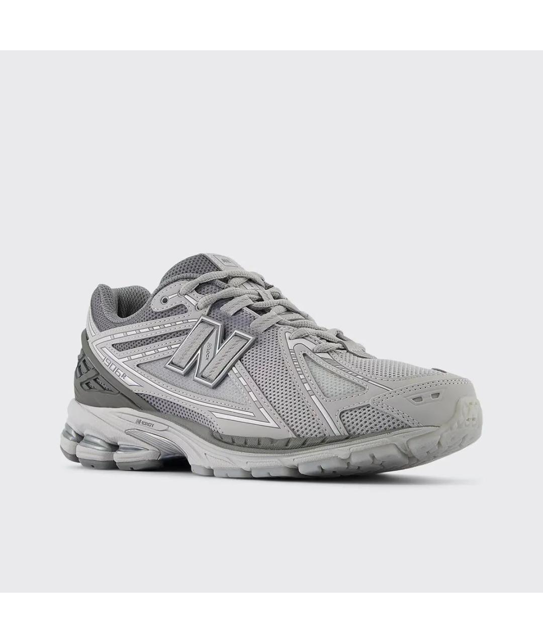 NEW BALANCE Серые текстильные низкие кроссовки / кеды, фото 2