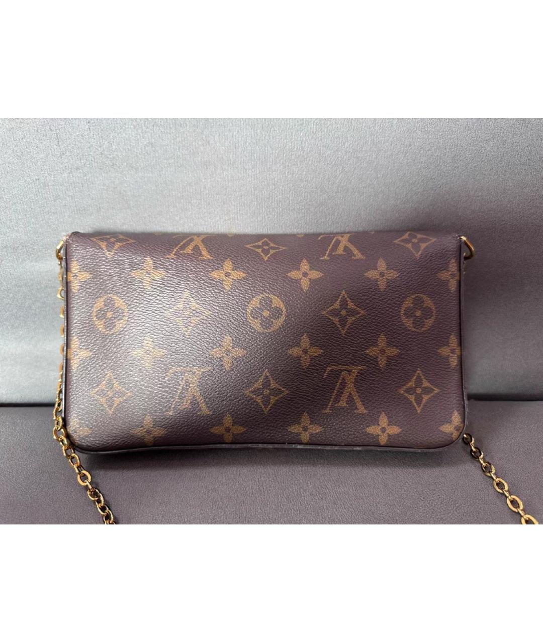 LOUIS VUITTON Коричневая сумка через плечо, фото 2