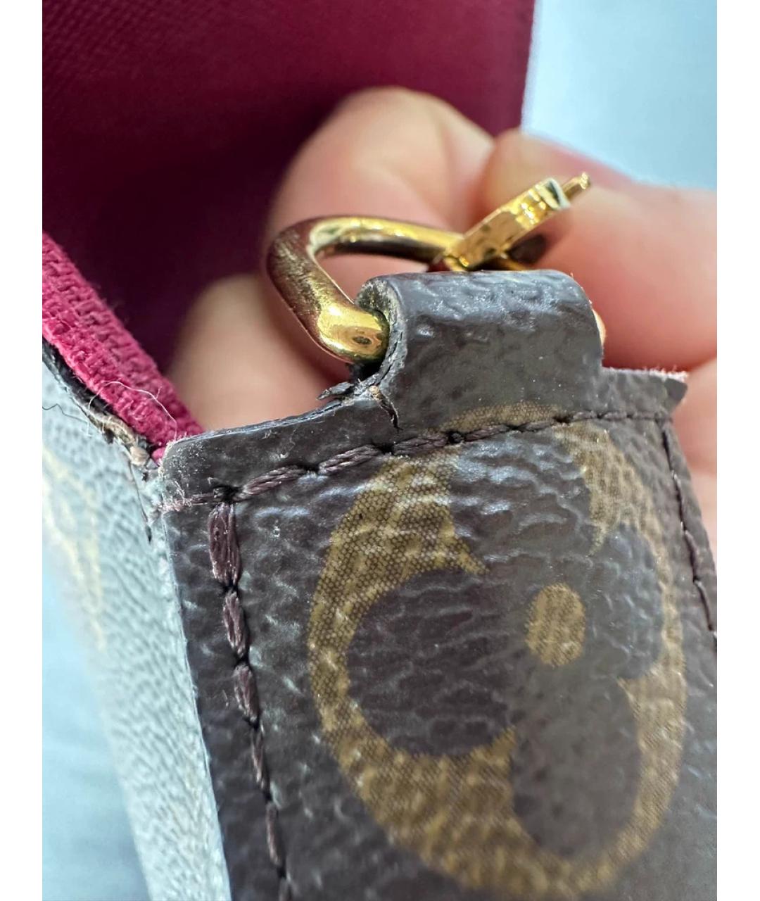 LOUIS VUITTON Коричневая сумка через плечо, фото 8