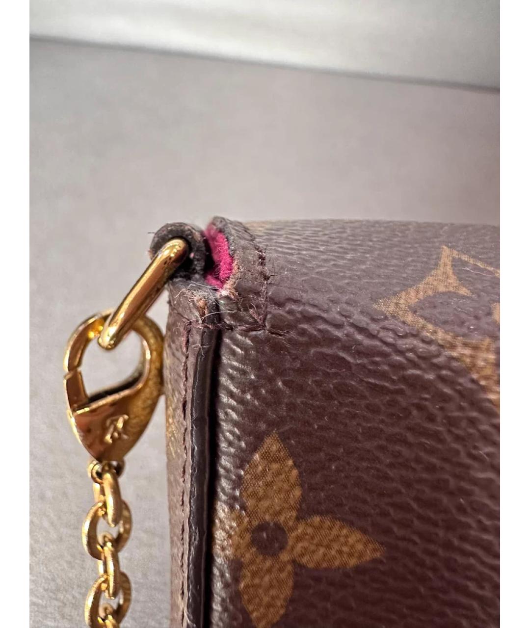 LOUIS VUITTON Коричневая сумка через плечо, фото 6