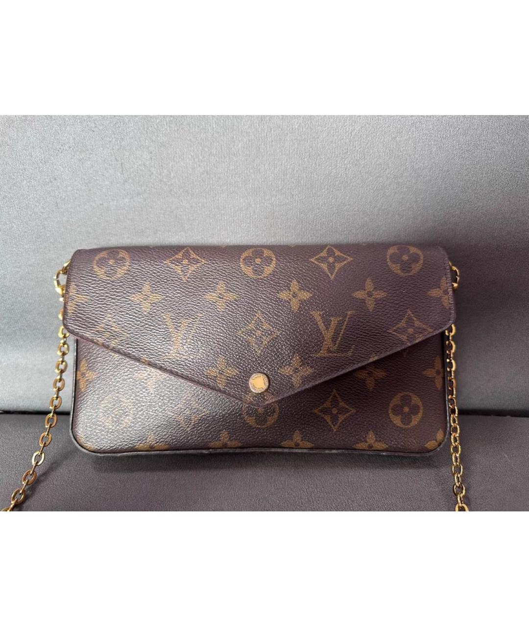LOUIS VUITTON Коричневая сумка через плечо, фото 10