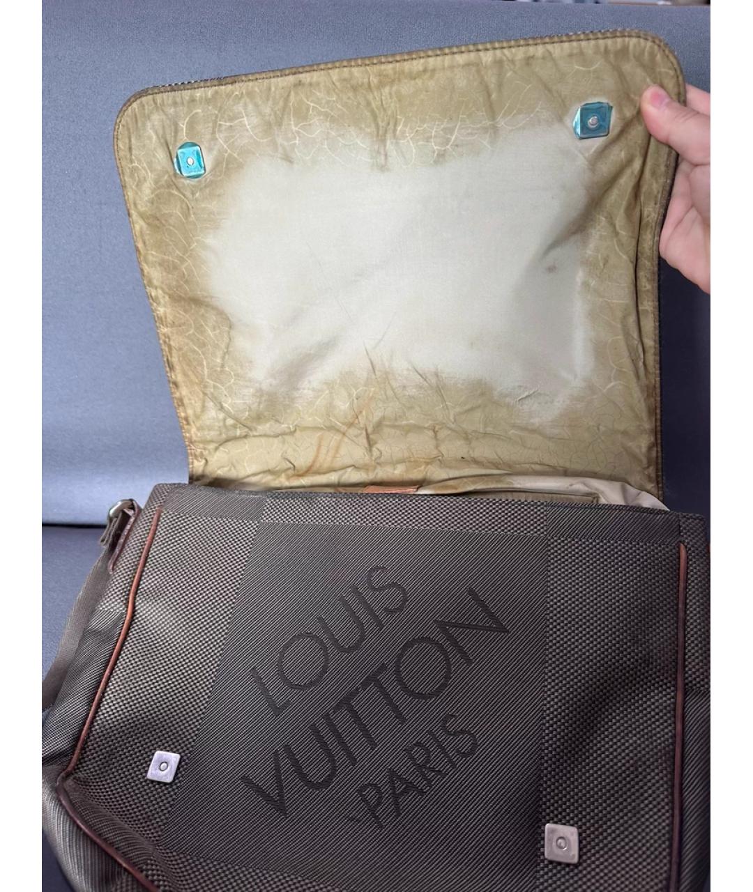 LOUIS VUITTON Коричневая сумка через плечо, фото 4