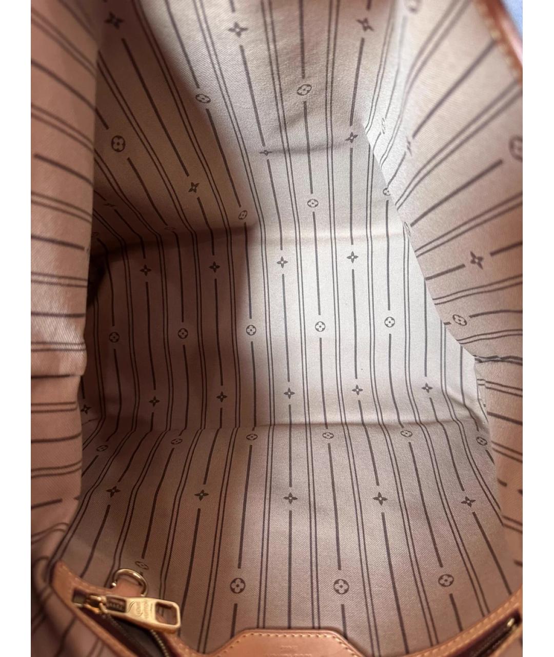 LOUIS VUITTON Коричневая сумка с короткими ручками, фото 8