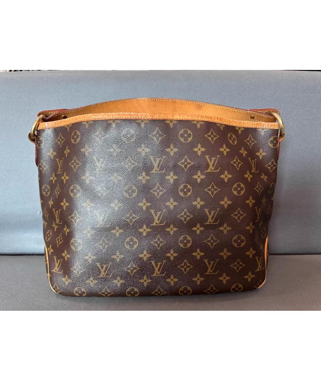 LOUIS VUITTON Коричневая сумка с короткими ручками, фото 10