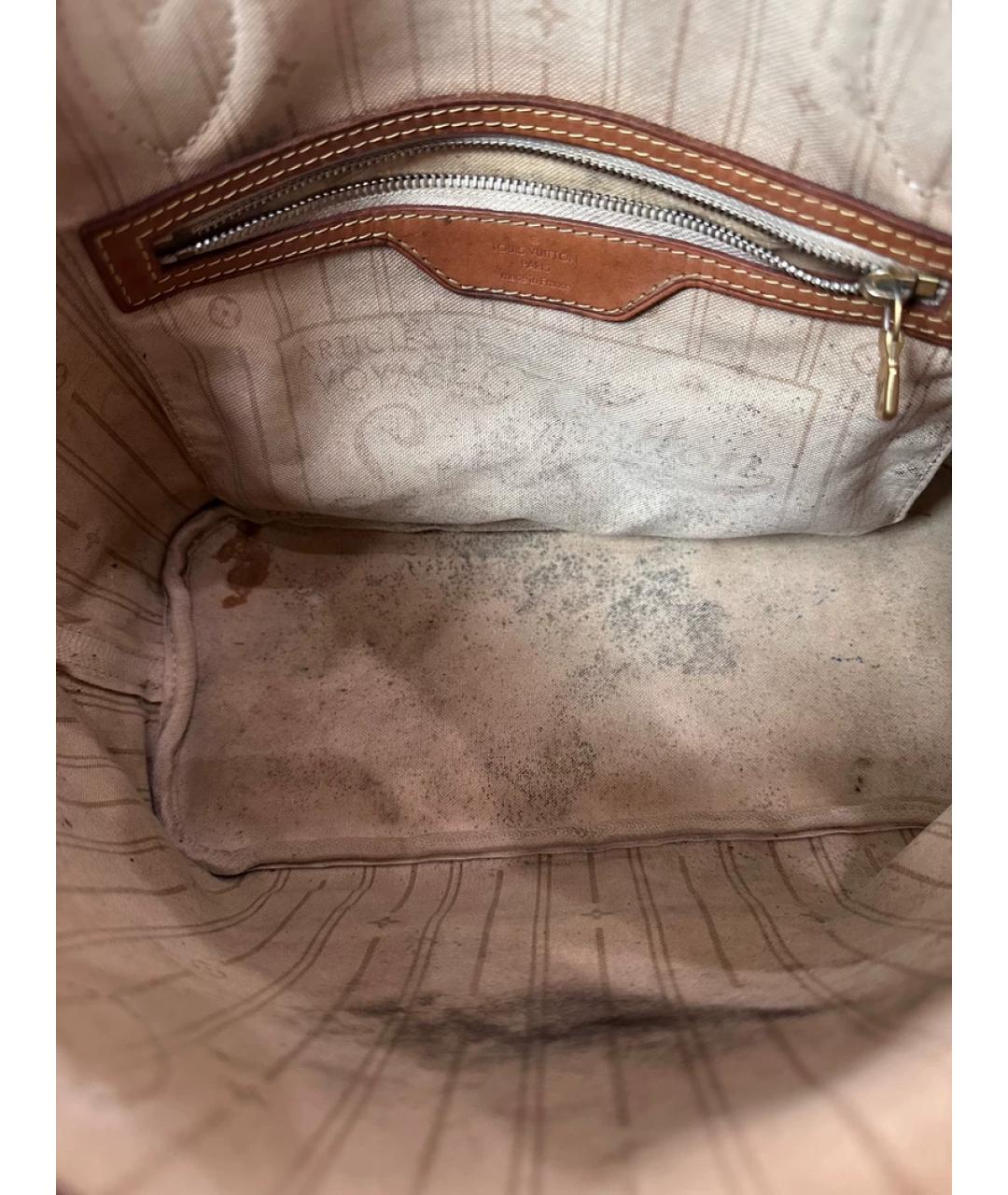 LOUIS VUITTON Белая сумка с короткими ручками, фото 9