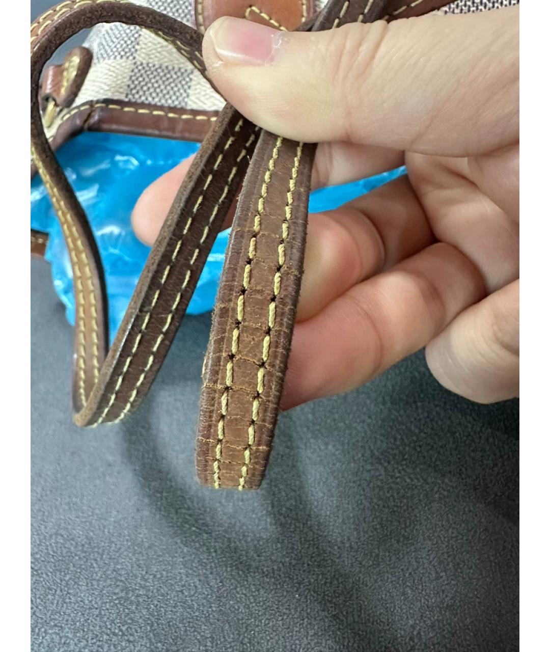 LOUIS VUITTON Белая сумка с короткими ручками, фото 8