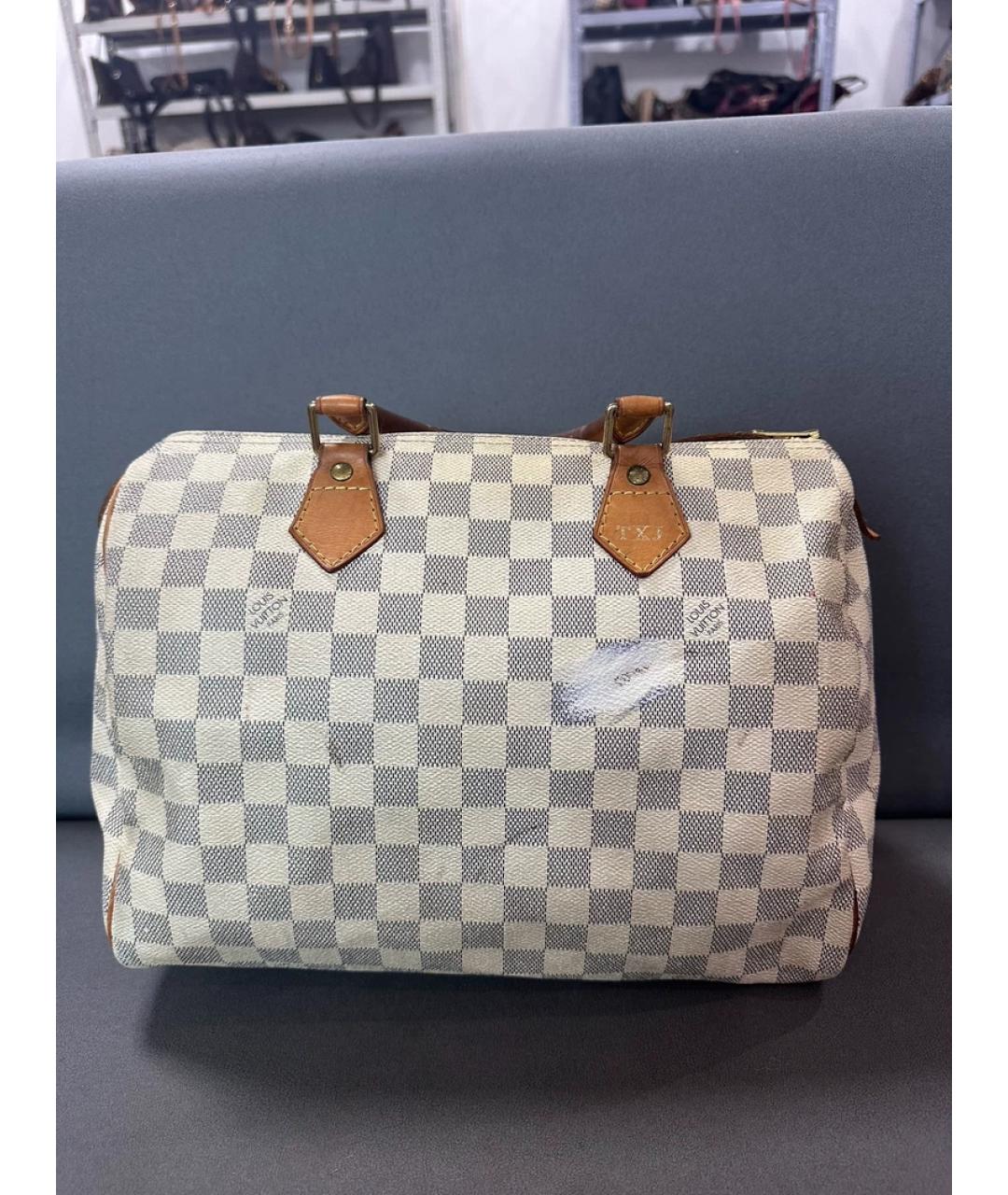 LOUIS VUITTON Белая сумка с короткими ручками, фото 9