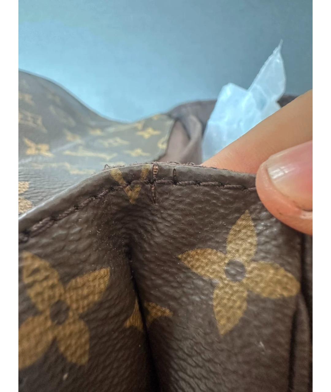 LOUIS VUITTON Коричневая сумка через плечо, фото 6