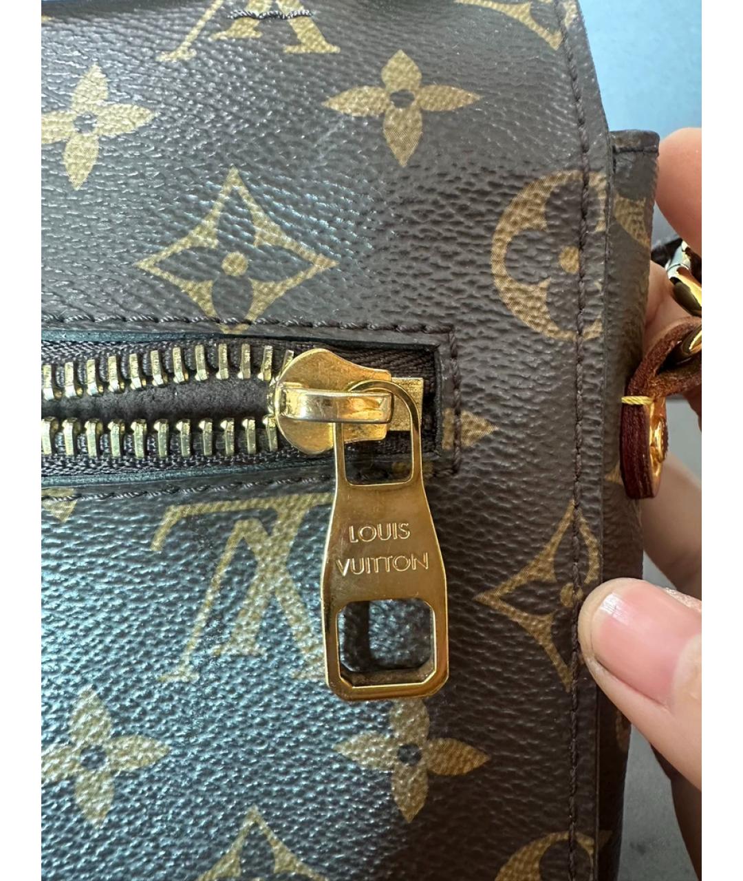 LOUIS VUITTON Коричневая сумка через плечо, фото 2