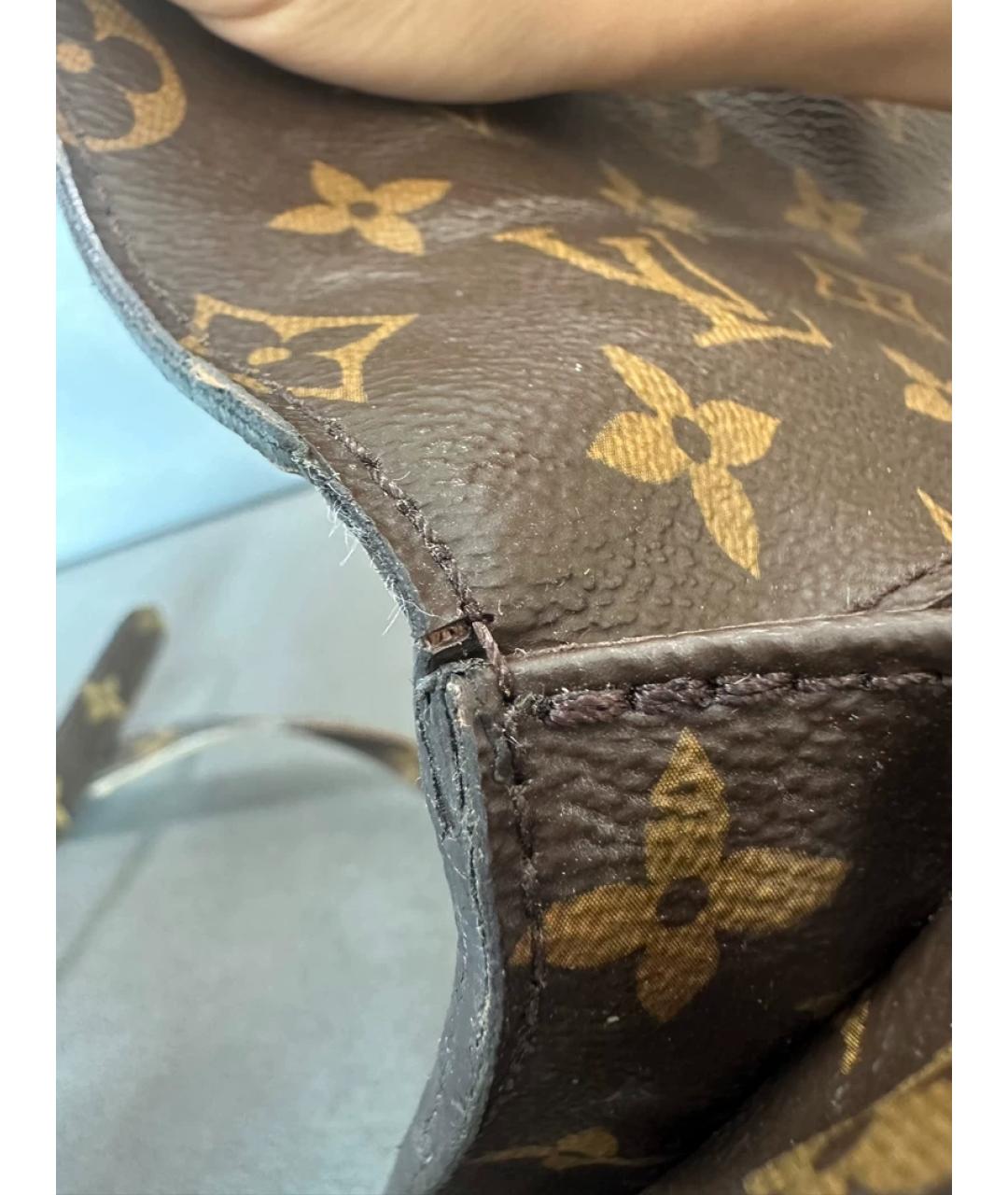 LOUIS VUITTON Коричневая сумка через плечо, фото 4