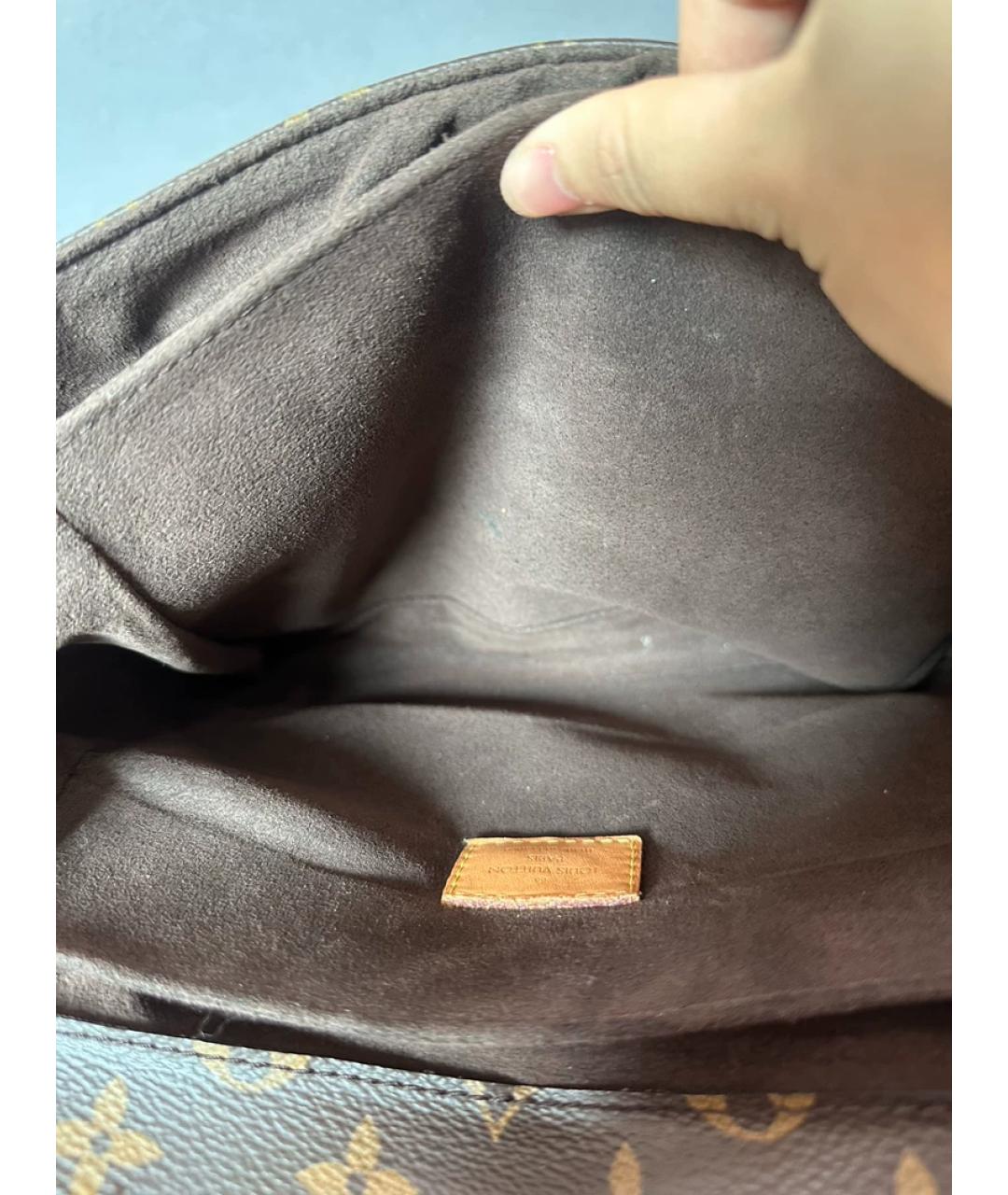 LOUIS VUITTON Коричневая сумка через плечо, фото 9