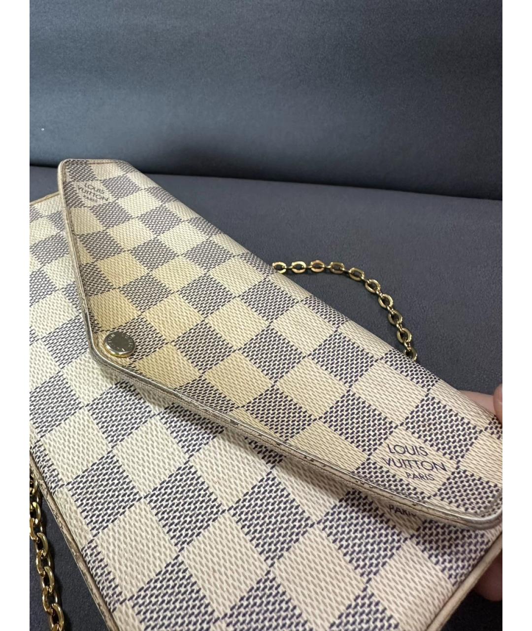 LOUIS VUITTON Белая сумка с короткими ручками, фото 5