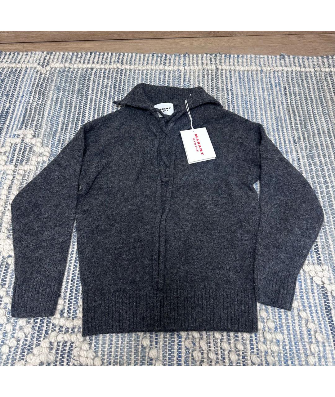 ISABEL MARANT ETOILE Серый шерстяной джемпер / свитер, фото 8