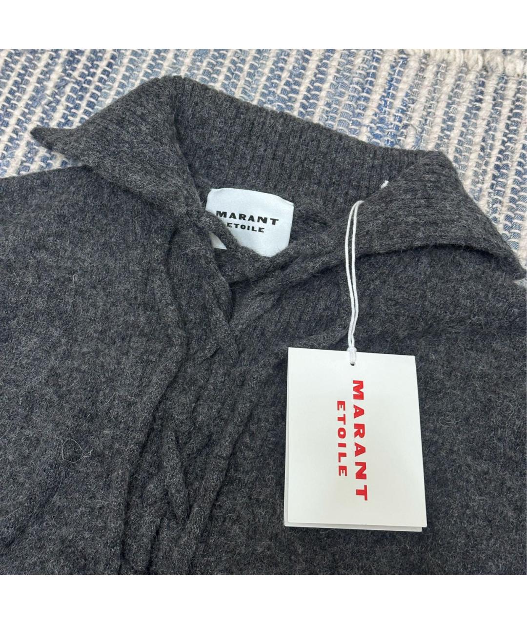 ISABEL MARANT ETOILE Серый шерстяной джемпер / свитер, фото 3