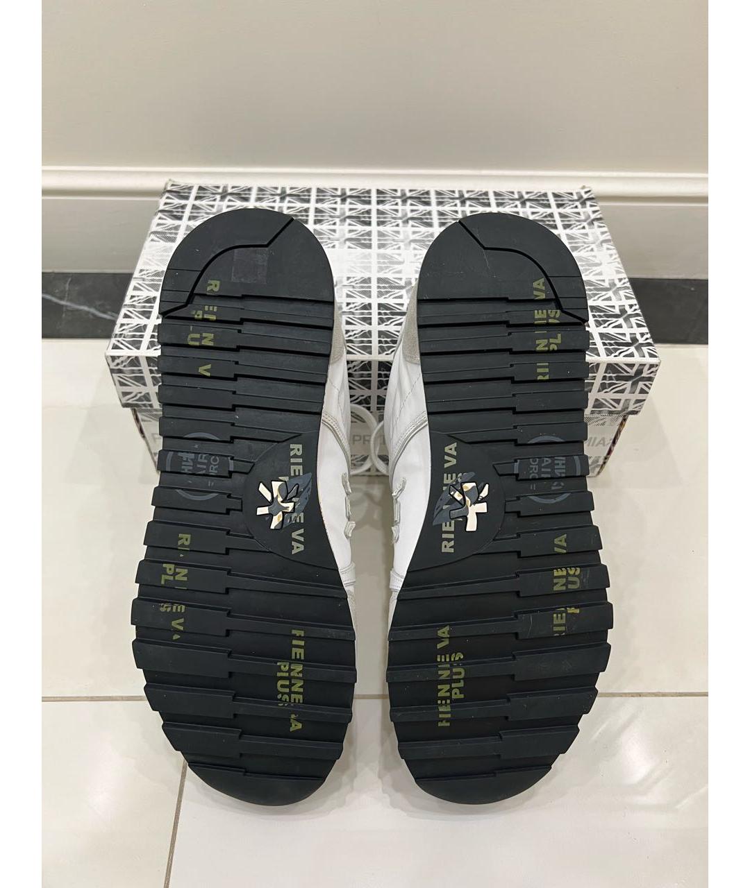 PREMIATA Белые низкие кроссовки / кеды, фото 4