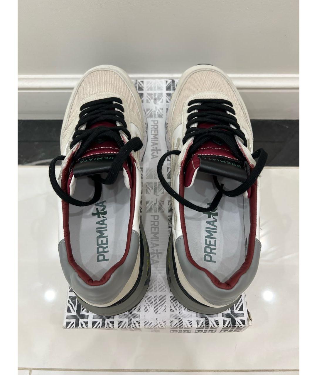 PREMIATA Бежевые низкие кроссовки / кеды, фото 2