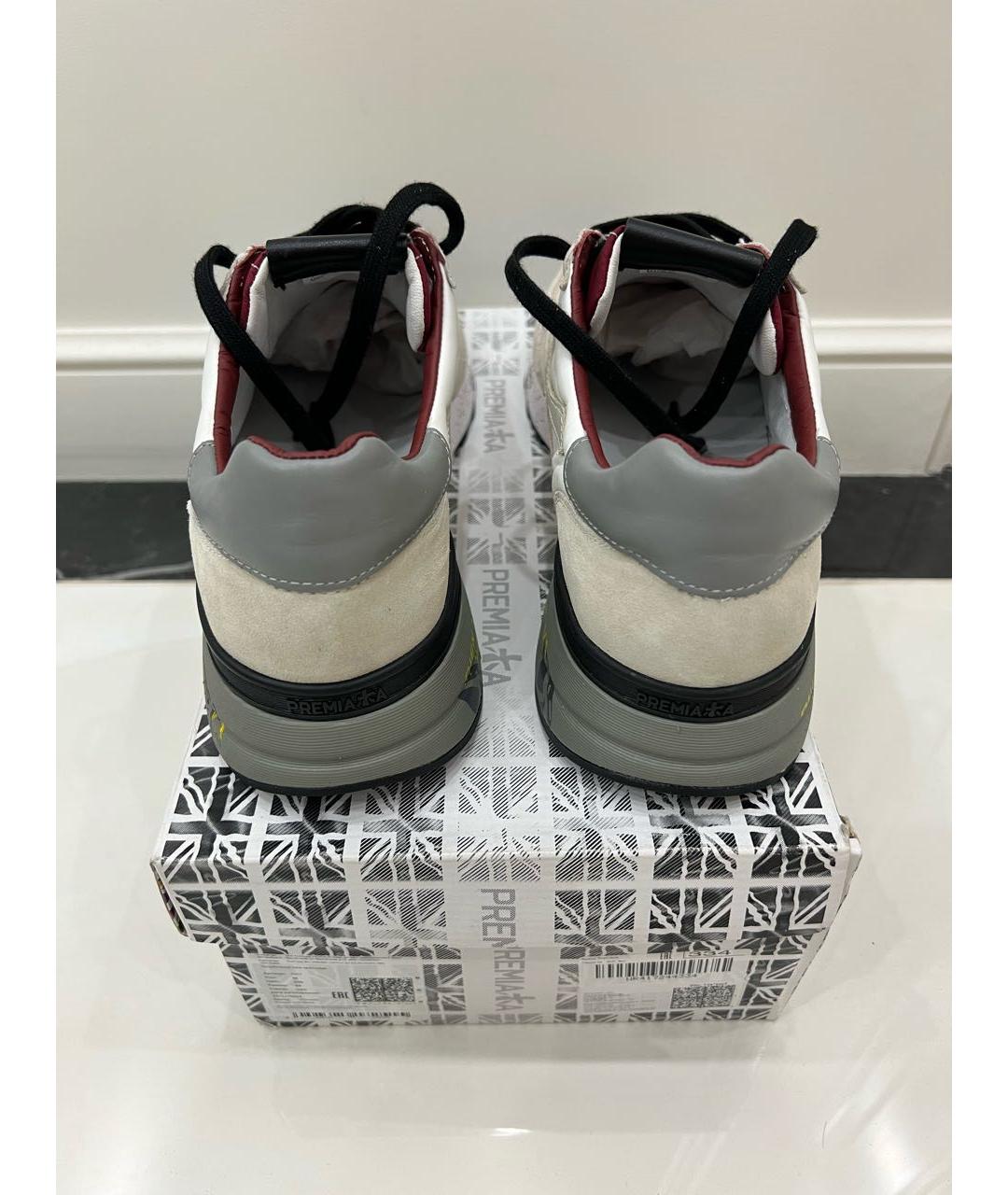 PREMIATA Бежевые низкие кроссовки / кеды, фото 3