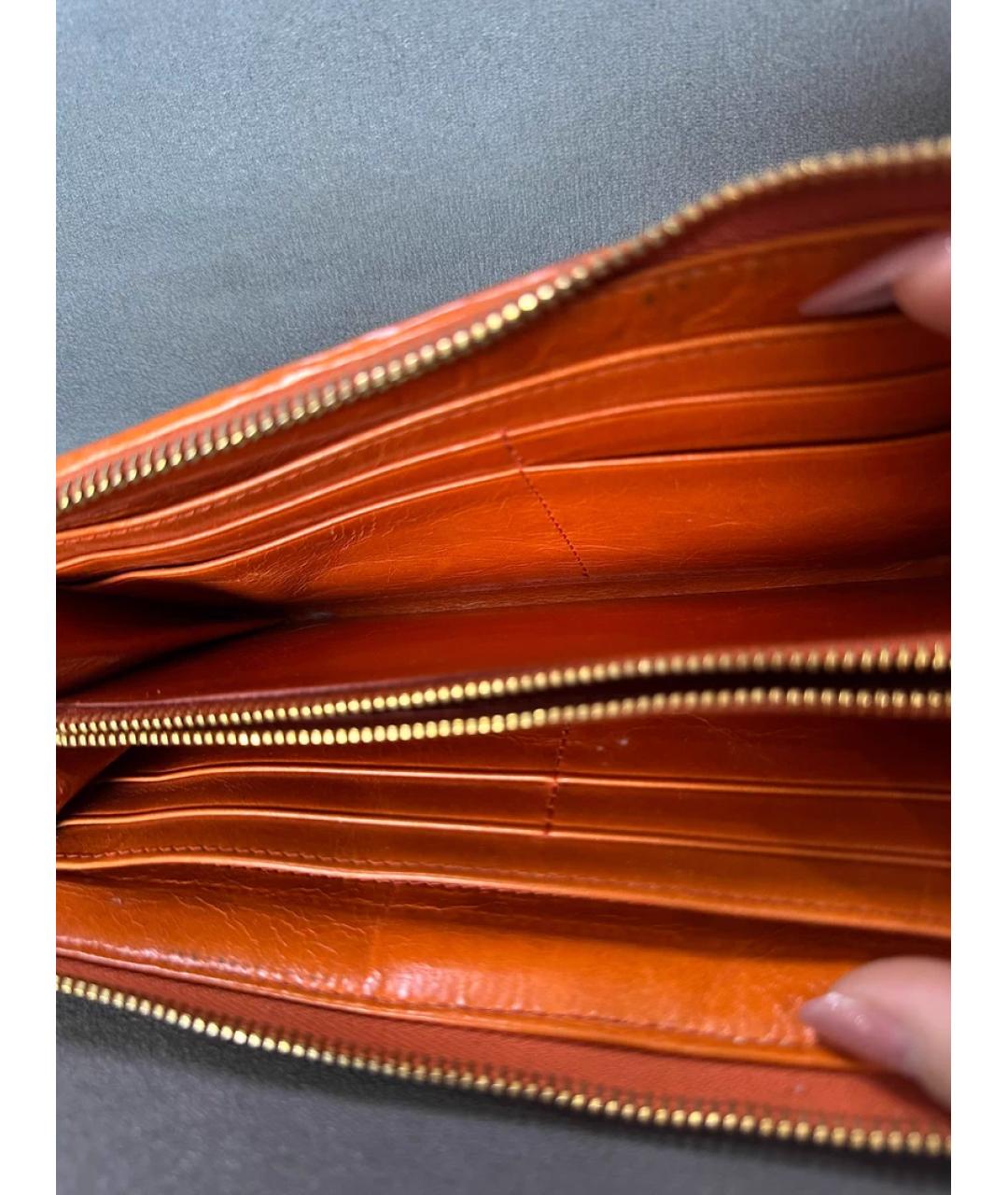 MIU MIU Коричневый кожаный кошелек, фото 7
