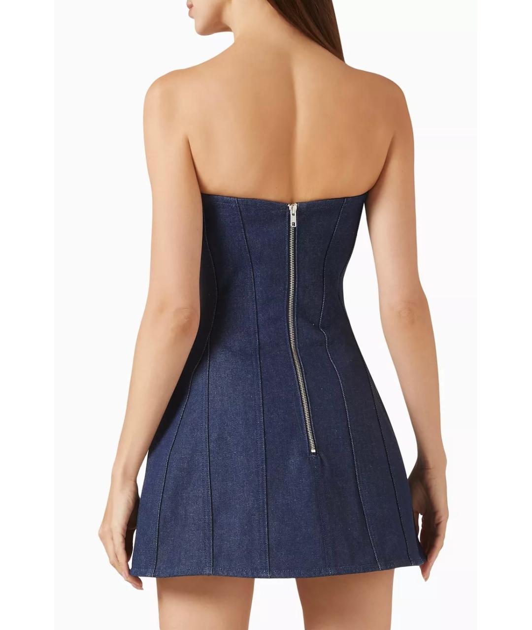 DAVID KOMA Синее коктейльное платье, фото 4
