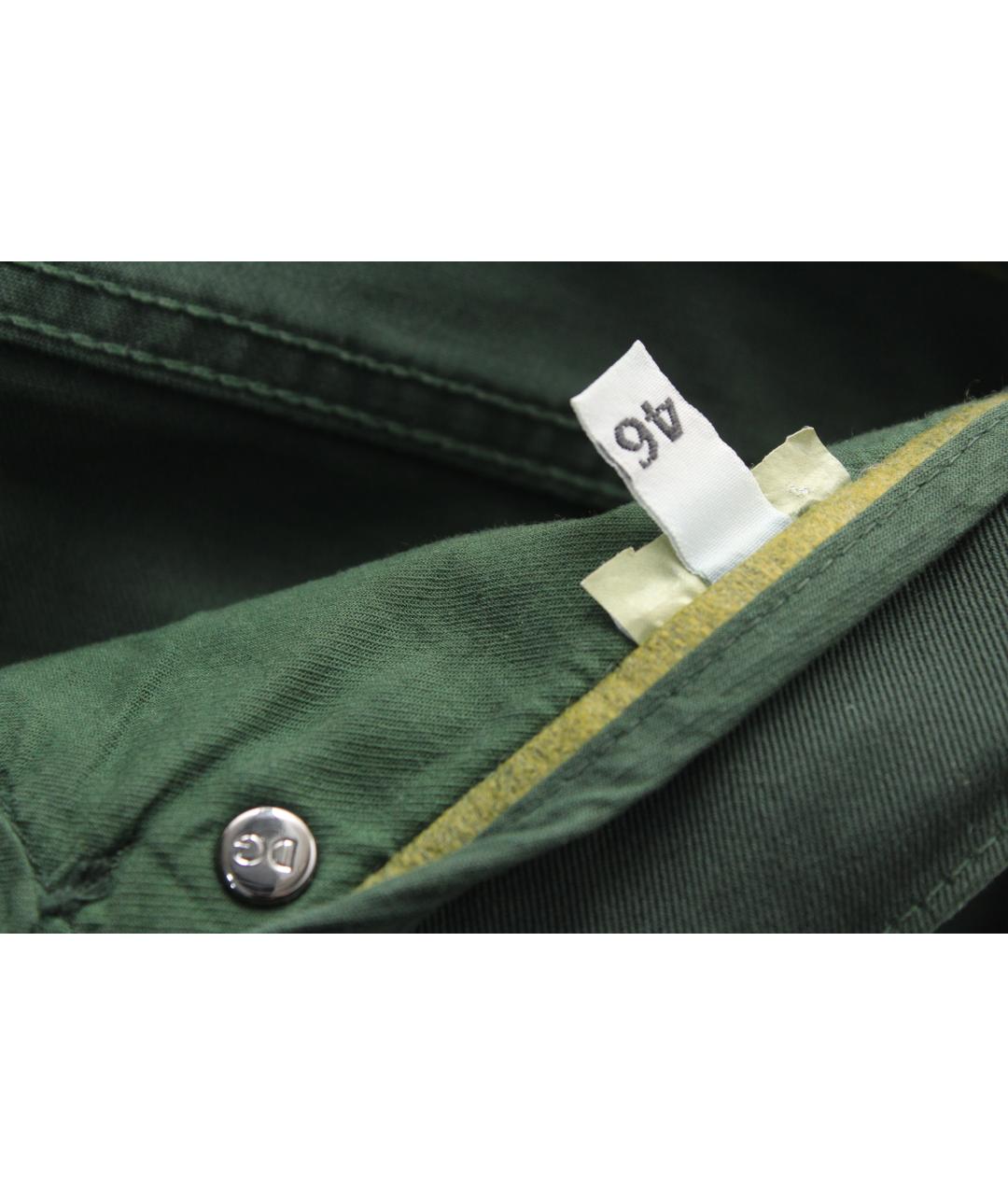 DOLCE&GABBANA Зеленые хлопко-эластановые джинсы скинни, фото 8