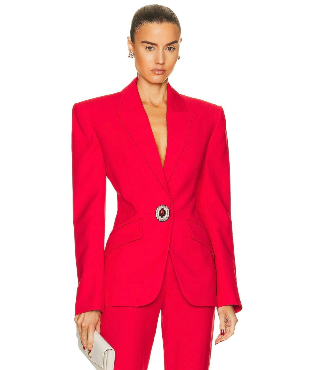 DAVID KOMA Красный жакет/пиджак, фото 2