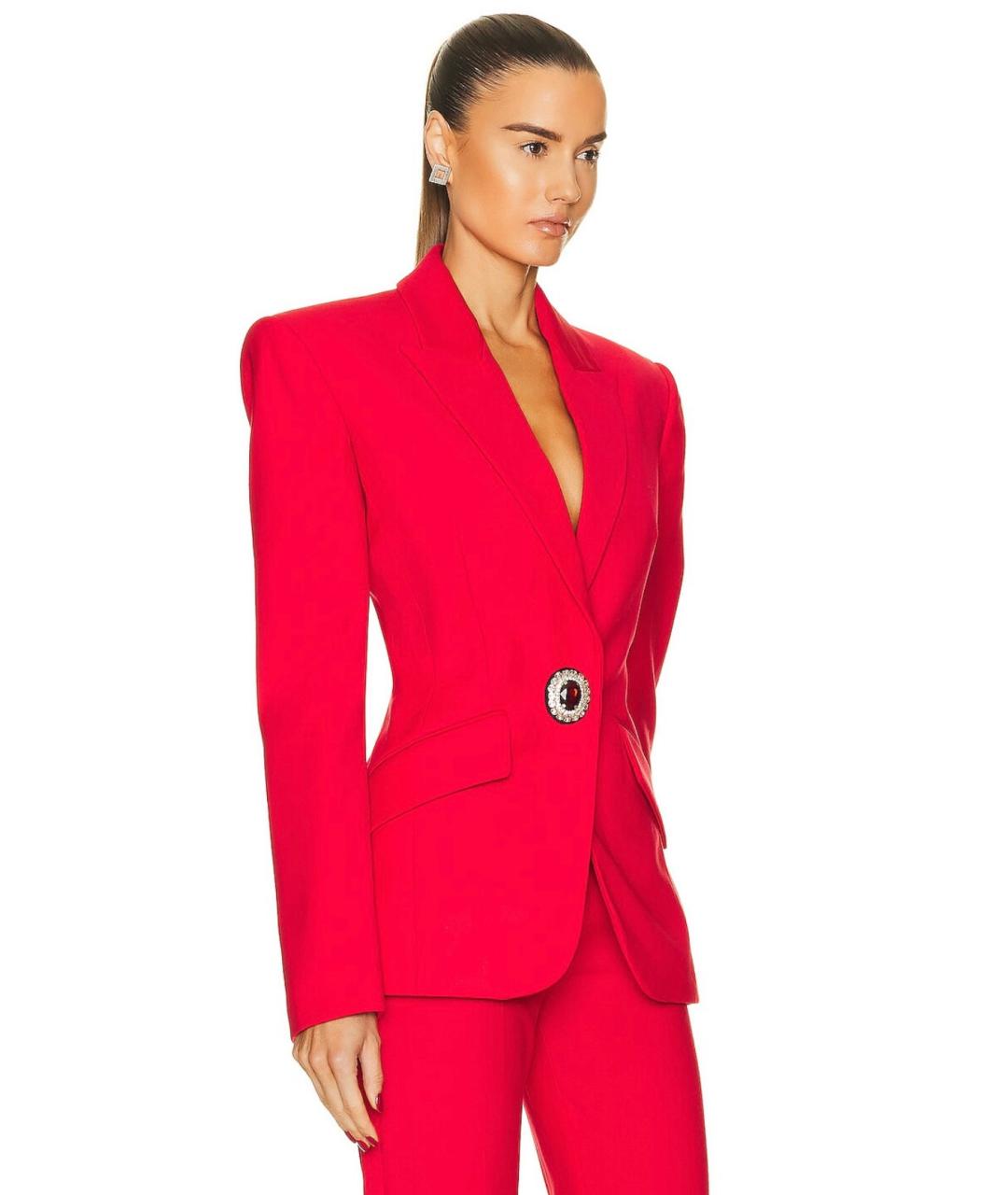 DAVID KOMA Красный жакет/пиджак, фото 3