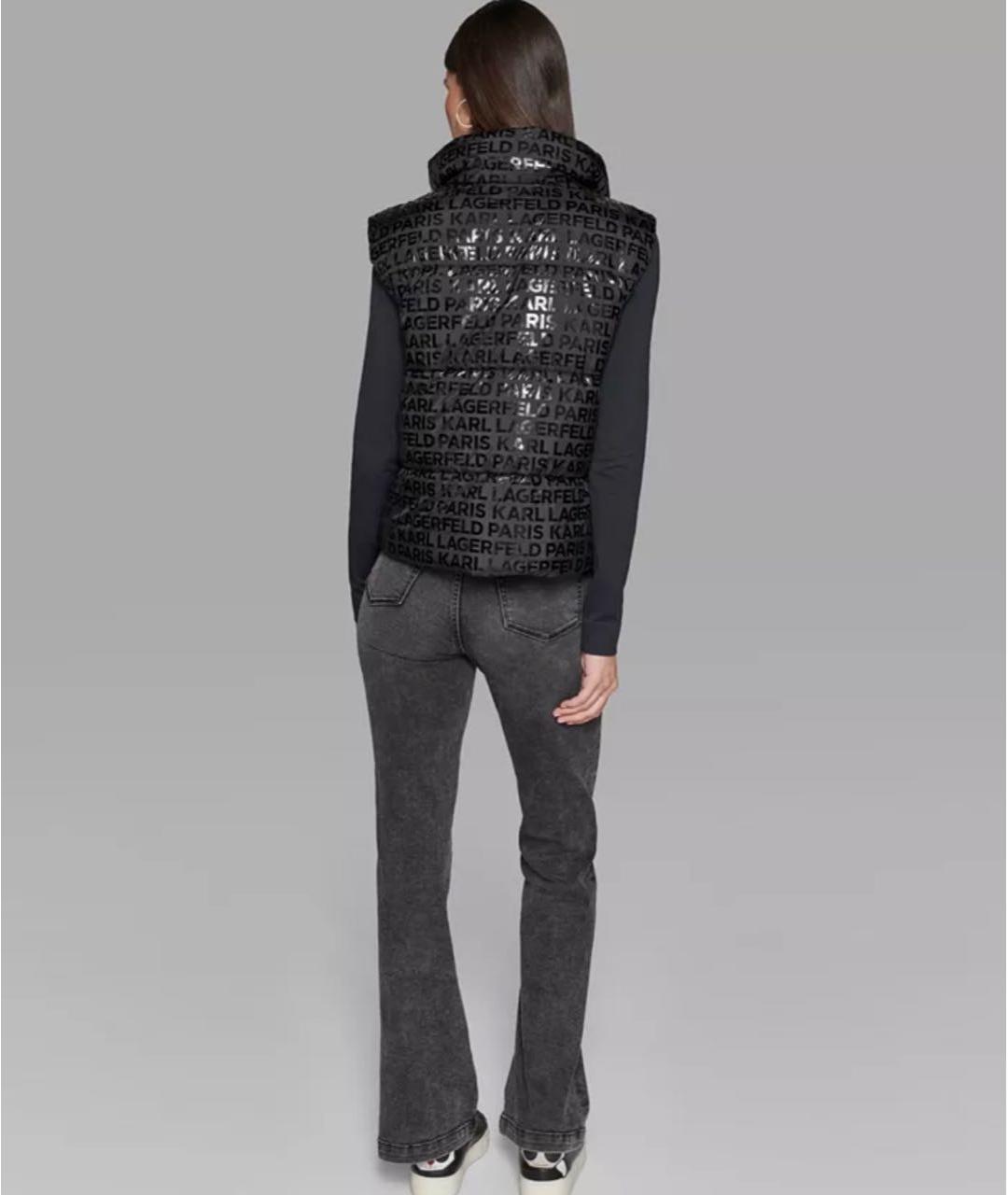 KARL LAGERFELD Черный полиэстеровый жилет, фото 8