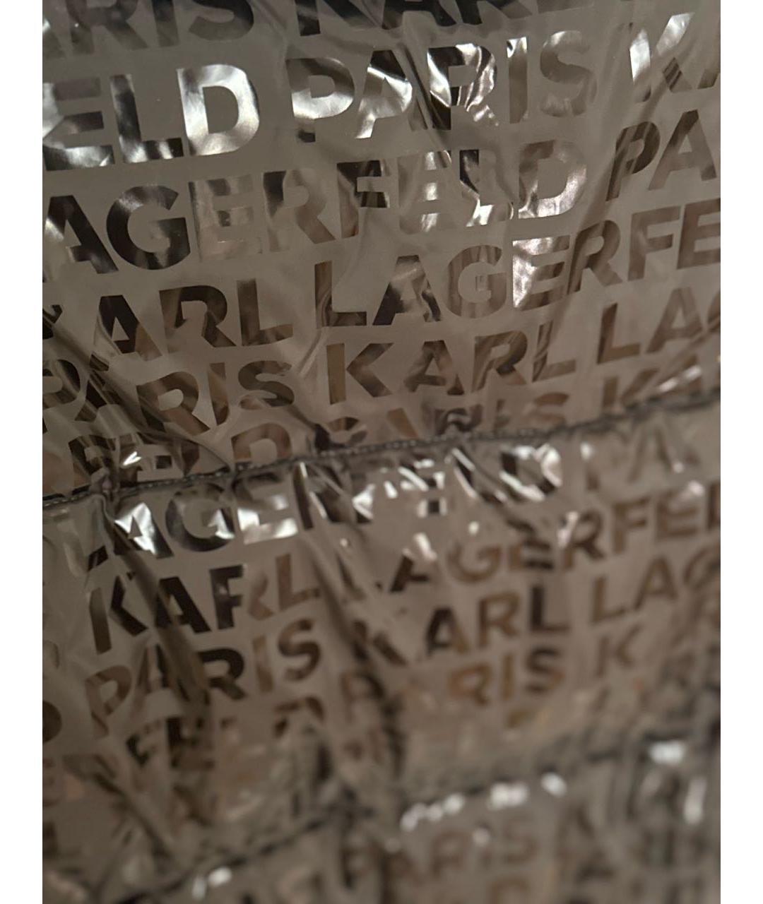 KARL LAGERFELD Черный полиэстеровый жилет, фото 4