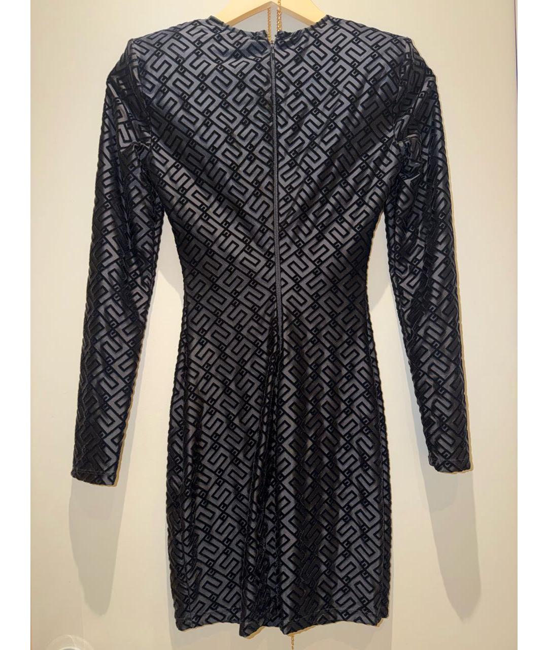 ELISABETTA FRANCHI Черное коктейльное платье, фото 2