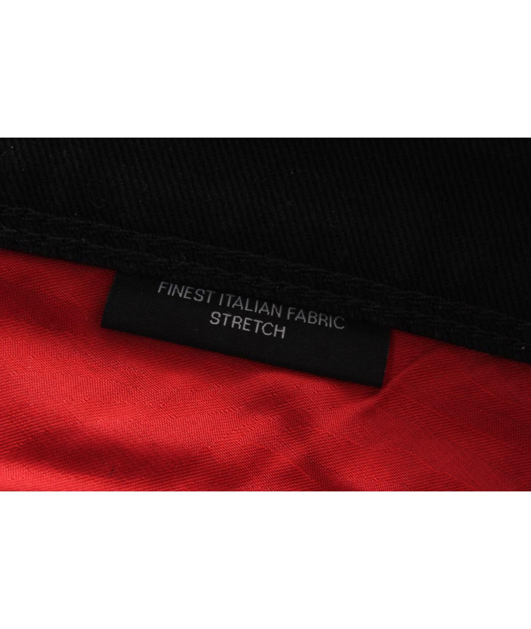 HUGO BOSS Черные хлопко-эластановые джинсы скинни, фото 7